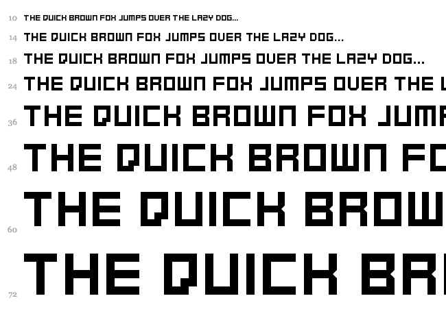 Kenney Future font waterfall